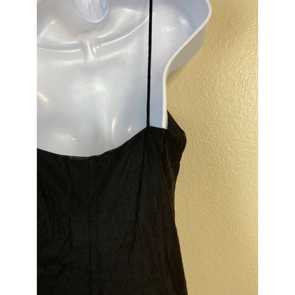 Onyx Nite Black Pleated Spaghetti Strap Mini Dress Size 8 Glam Prom Home Coming - Picture 14 of 16